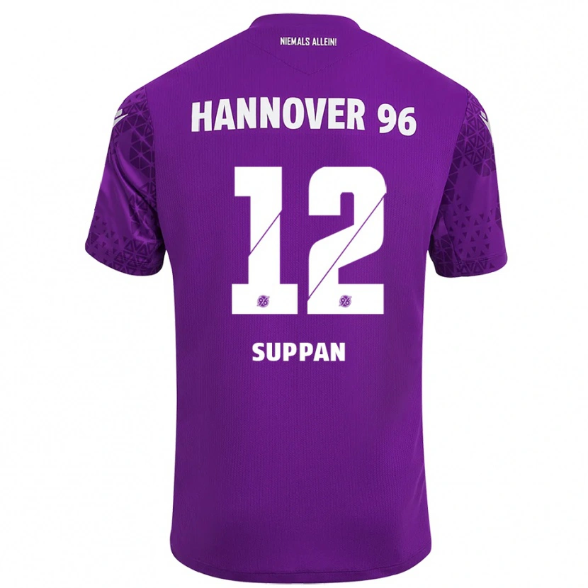 Danxen Herren Jannik Suppan #12 Trikot Lila Weiß Torwarttrikot 2025/26