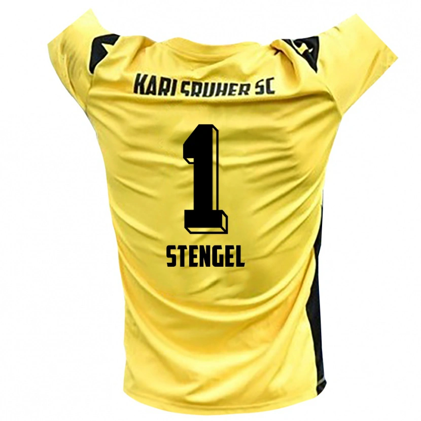 Danxen Herren Konstantin Stengel #1 Trikot Gelb Schwarz Torwarttrikot 2025/26