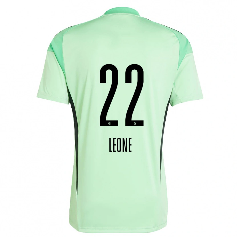 Danxen Herren Vincent Leone #22 Trikot Hellgrün Schwarz Torwarttrikot 2025/26
