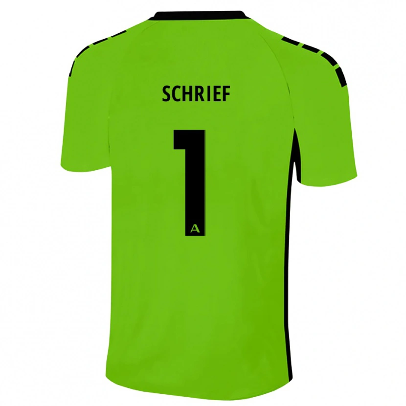 Danxen Herren Moritz Schrief #1 Trikot Grasgrün Schwarz Torwarttrikot 2025/26