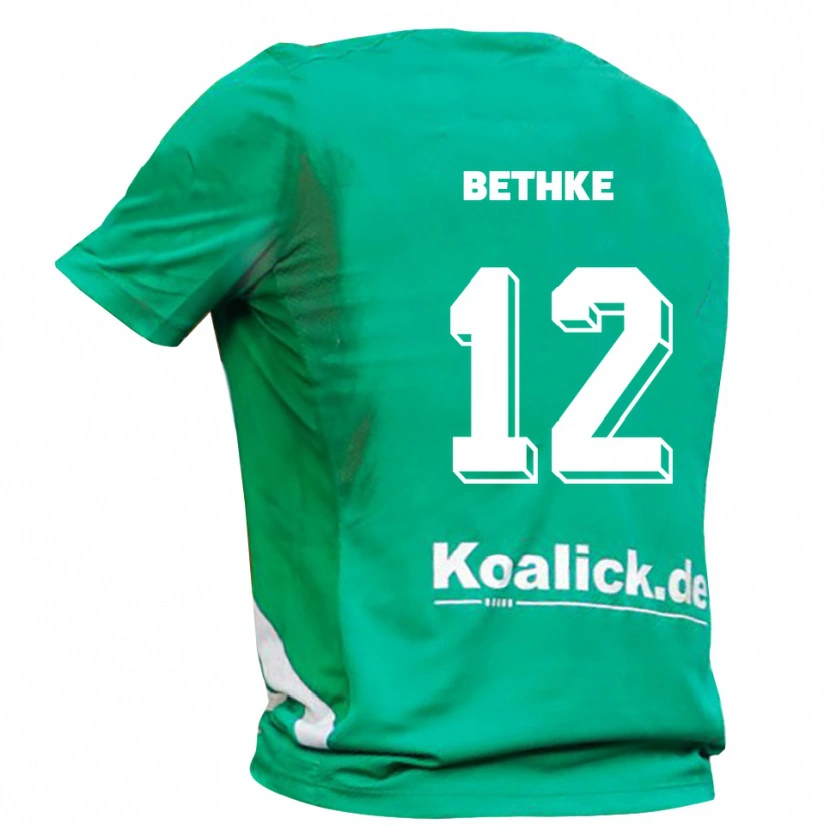 Danxen Herren Elias Bethke #12 Trikot Grün Weiß Torwarttrikot 2025/26