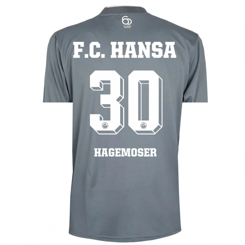 Danxen Herren Max Hagemoser #30 Trikot Hellgrau Weiß Torwarttrikot 2025/26