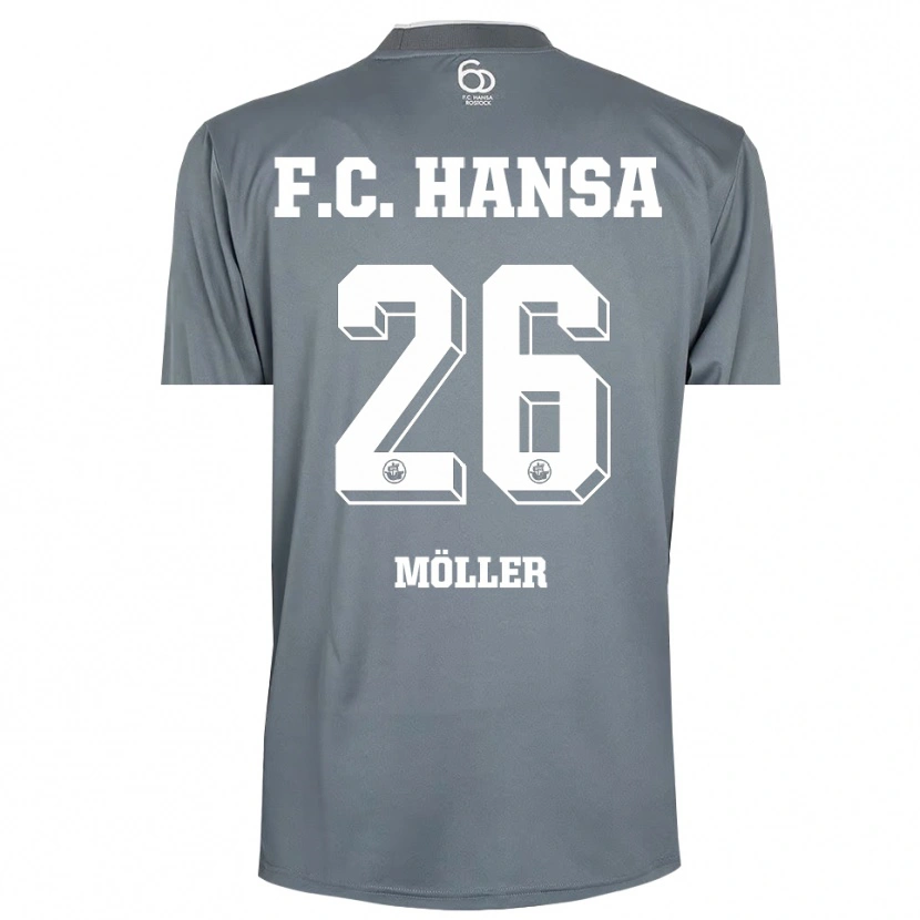Danxen Herren Andreas Möller #26 Trikot Hellgrau Weiß Torwarttrikot 2025/26