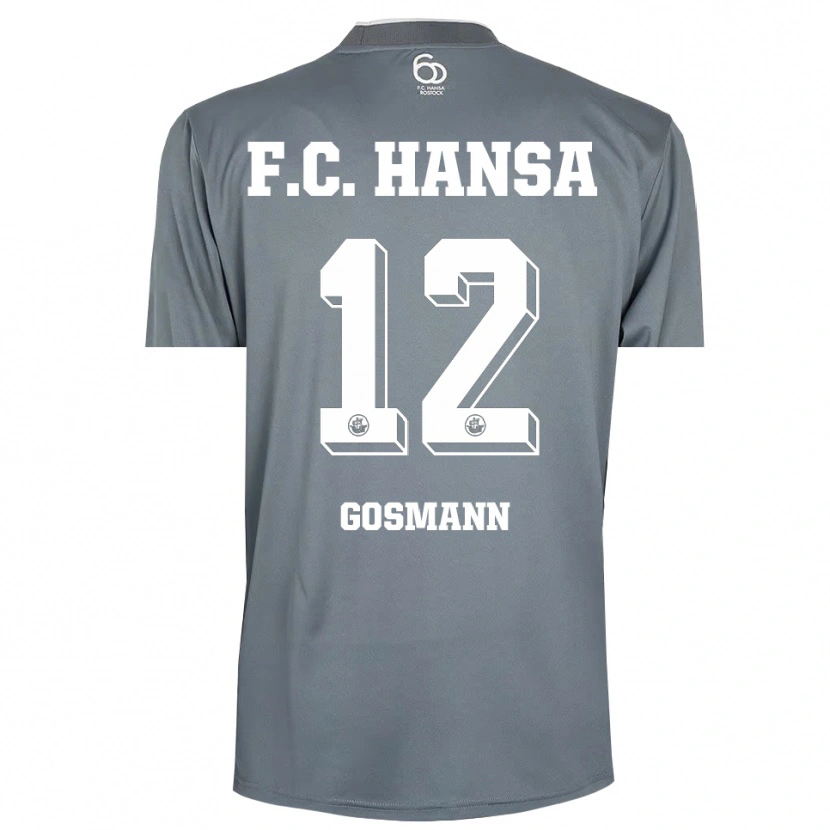 Danxen Herren Hermann Gosmann #12 Trikot Hellgrau Weiß Torwarttrikot 2025/26