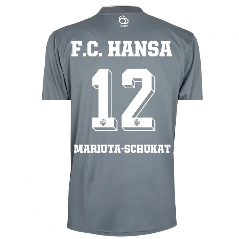 Danxen Herren Lara Mariuta-Schukat #12 Trikot Hellgrau Weiß Torwarttrikot 2025/26