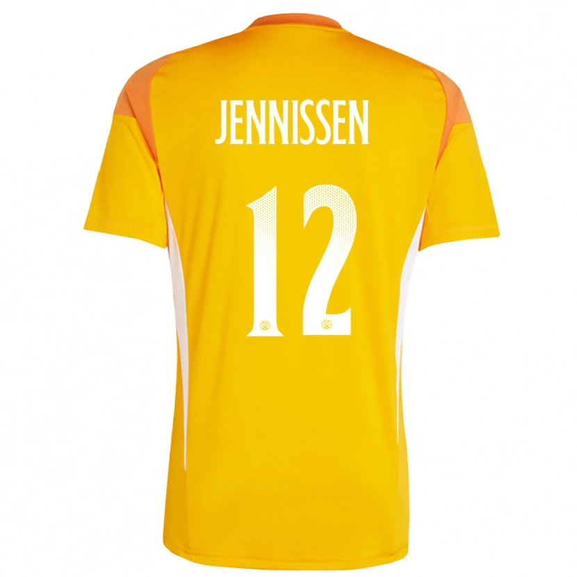 Danxen Herren Laurenz Jennissen #12 Trikot Orange Weiß Torwarttrikot 2025/26