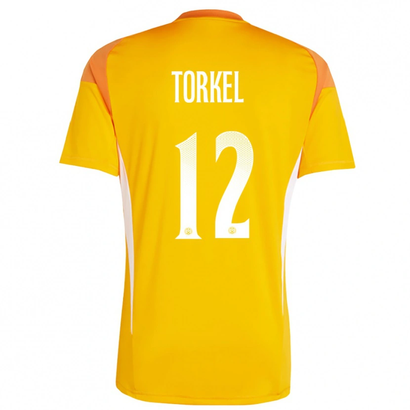 Danxen Herren Henri Torkel #12 Trikot Orange Weiß Torwarttrikot 2025/26