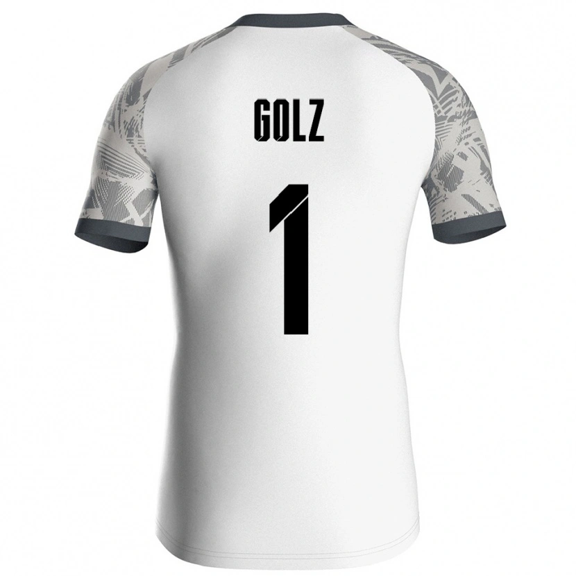 Danxen Herren Jakob Golz #1 Trikot Grau Weiß Torwarttrikot 2025/26