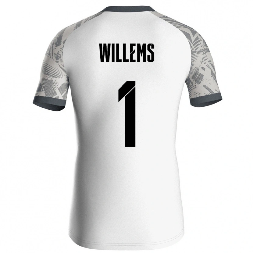 Danxen Herren Leon Willems #1 Trikot Grau Weiß Torwarttrikot 2025/26