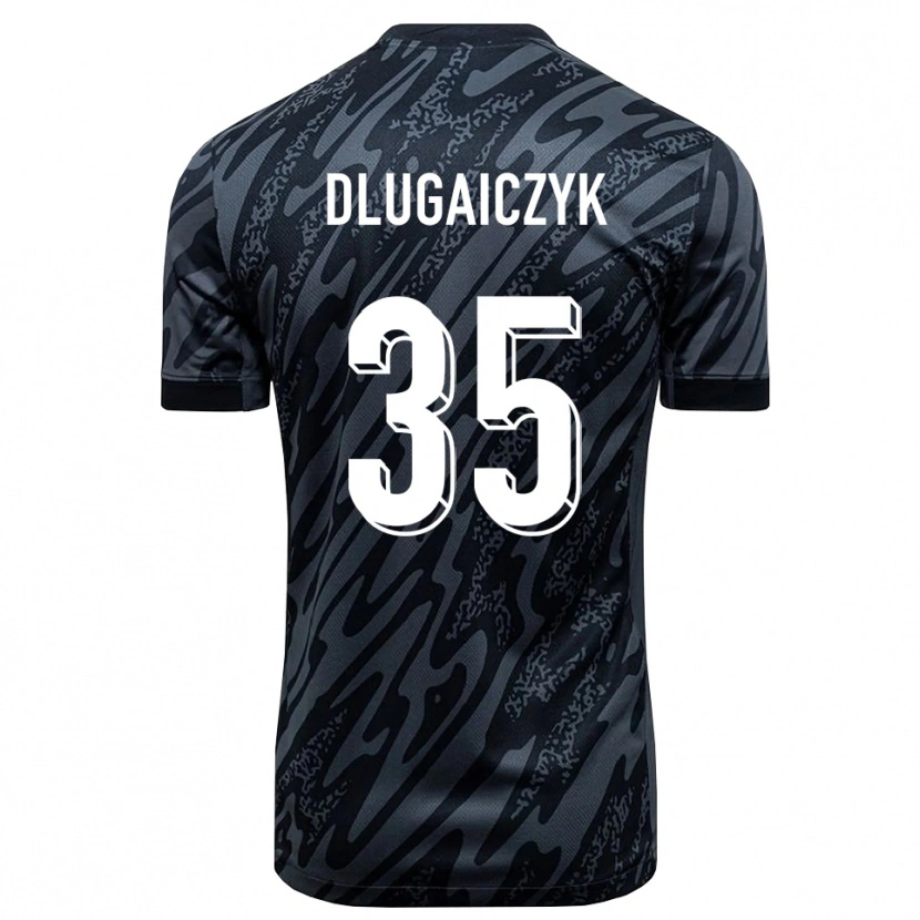 Danxen Herren Alexander Dlugaiczyk #35 Trikot Schwarzgrau Torwarttrikot 2025/26