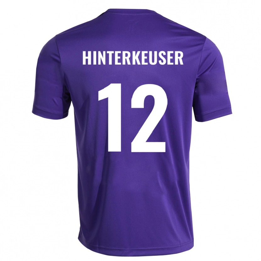Danxen Herren Thomas Hinterkeuser #12 Trikot Lila Weiß Torwarttrikot 2025/26