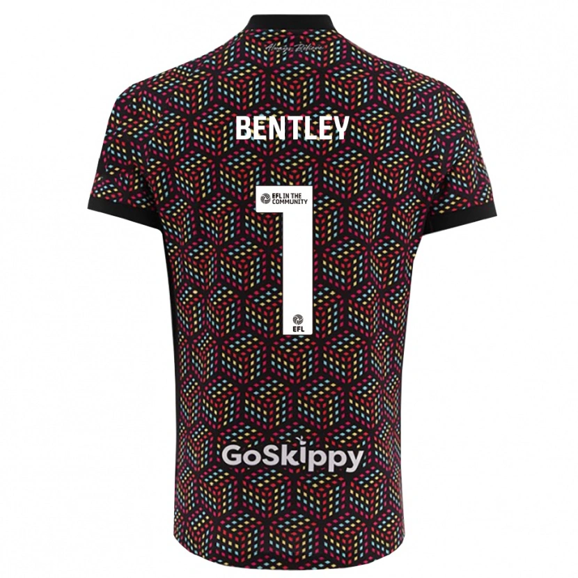 Danxen Herren Fran Bentley #1 Trikot Schwarz Weiß Torwarttrikot 2025/26