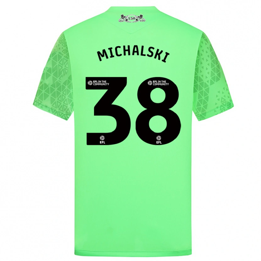Danxen Herren Nicholas Michalski #38 Trikot Leuchtgrün Torwarttrikot 2025/26