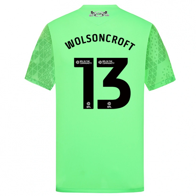 Danxen Herren Blake Wolsoncroft #13 Trikot Leuchtgrün Torwarttrikot 2025/26