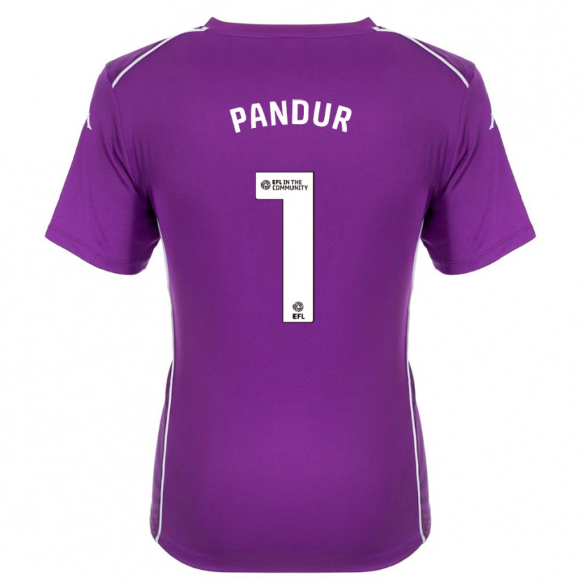 Danxen Herren Ivor Pandur #1 Trikot Violett Weiß Torwarttrikot 2025/26