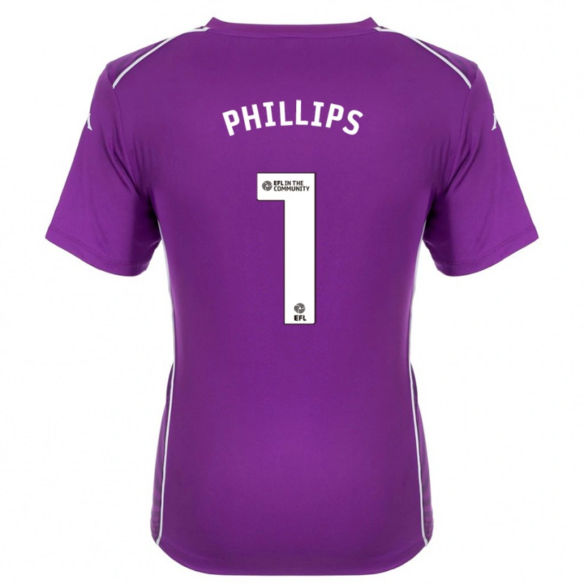 Danxen Herren Dillon Phillips #1 Trikot Violett Weiß Torwarttrikot 2025/26