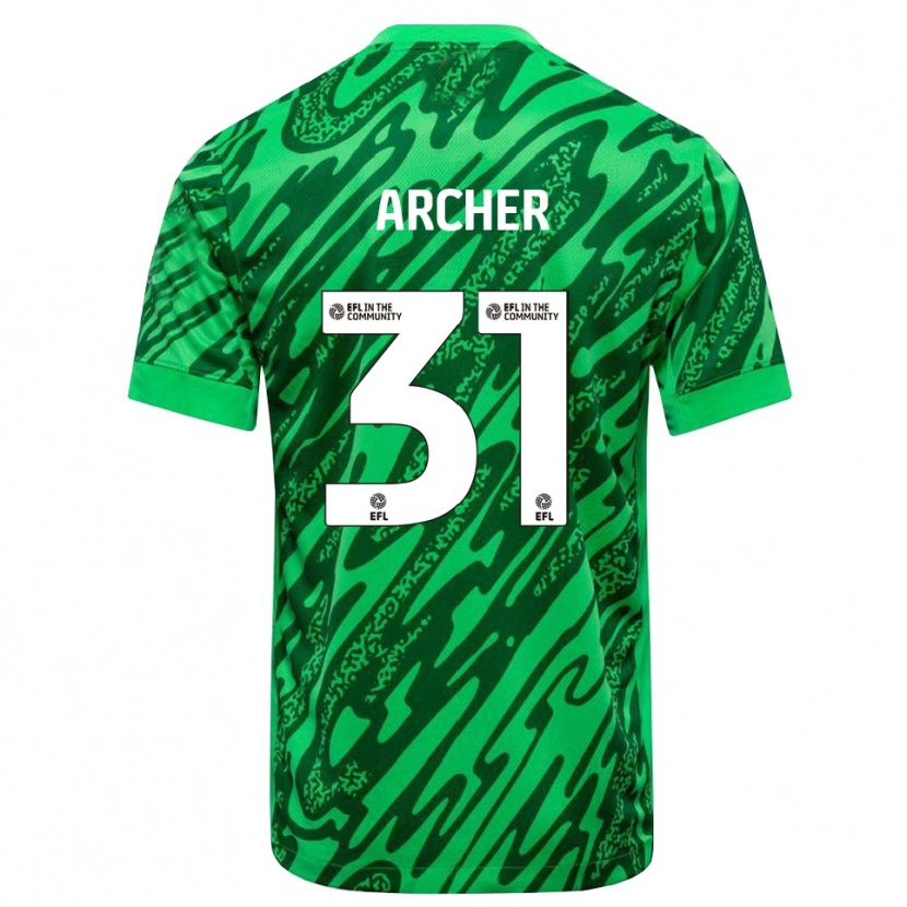Danxen Herren Jordan Archer #31 Trikot Waldgrün Torwarttrikot 2025/26
