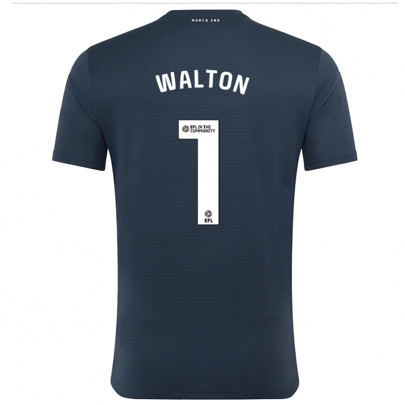 Danxen Herren Jack Walton #1 Trikot Schwarz Weiß Torwarttrikot 2025/26