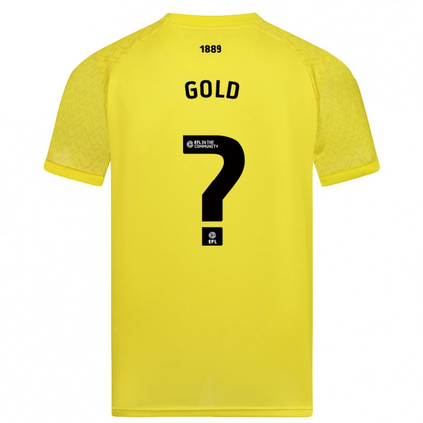 Danxen Herren Ethan Gold #0 Trikot Gelb Schwarz Torwarttrikot 2025/26