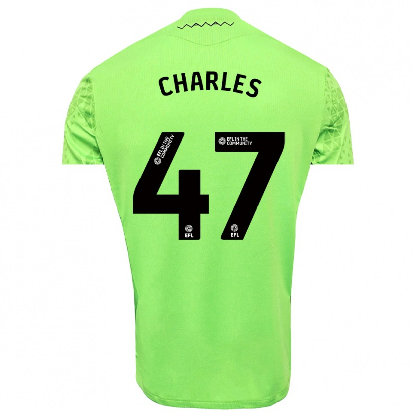 Danxen Herren Pierce Charles #47 Trikot Limettengrün Schwarz Torwarttrikot 2025/26