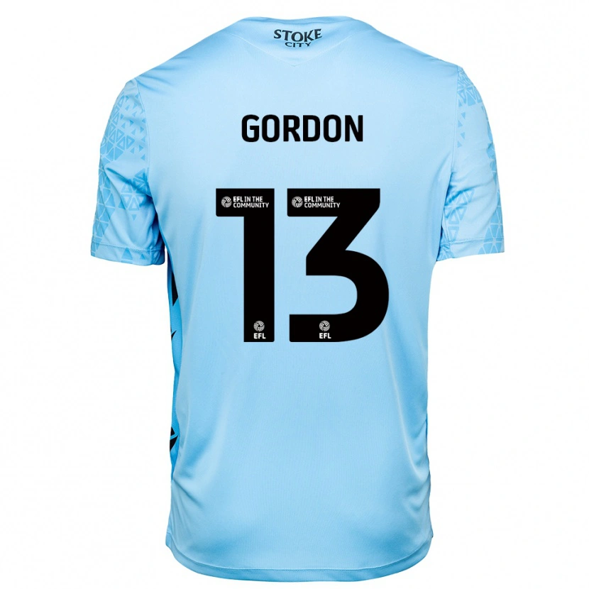Danxen Herren Jonathon Gordon #13 Trikot Himmelblau Schwarz Torwarttrikot 2025/26