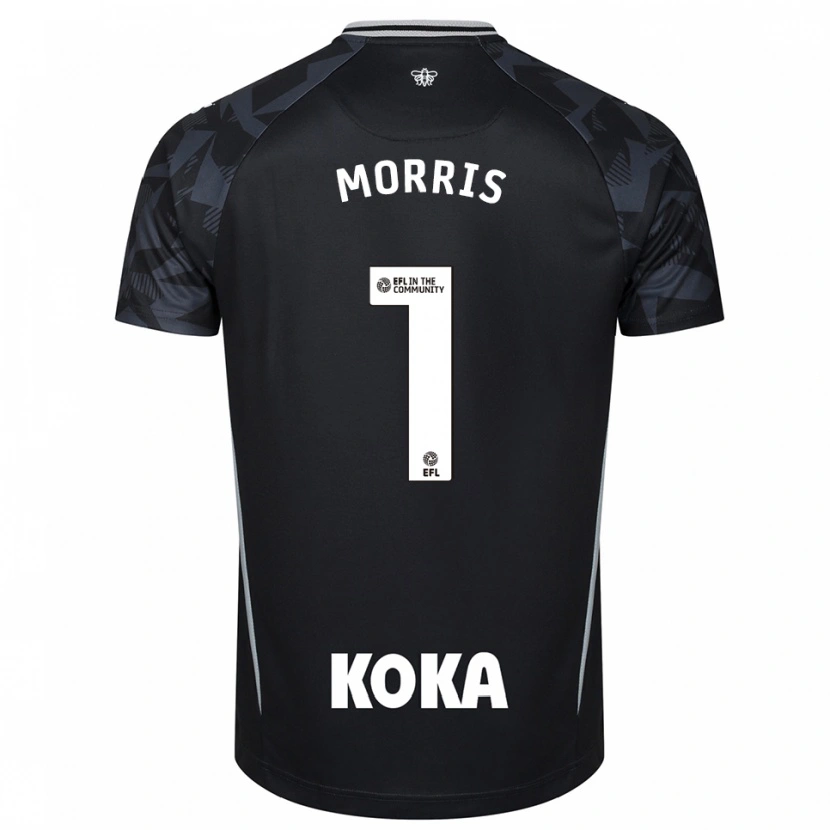 Danxen Herren Sam Morris #1 Trikot Schwarz Blau Torwarttrikot 2025/26
