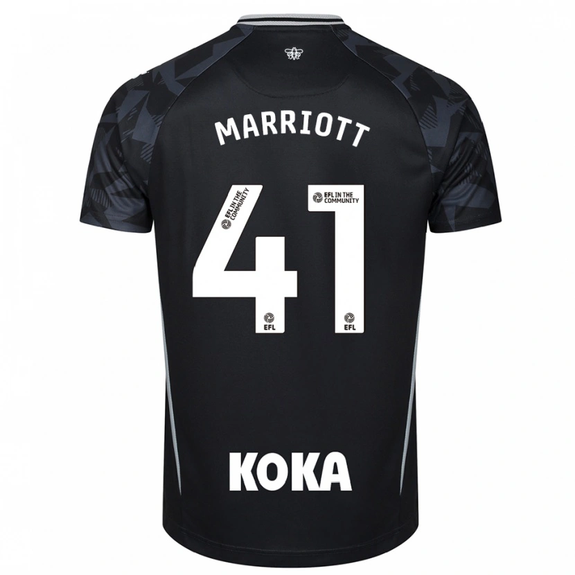 Danxen Herren Alfie Marriott #41 Trikot Schwarz Blau Torwarttrikot 2025/26