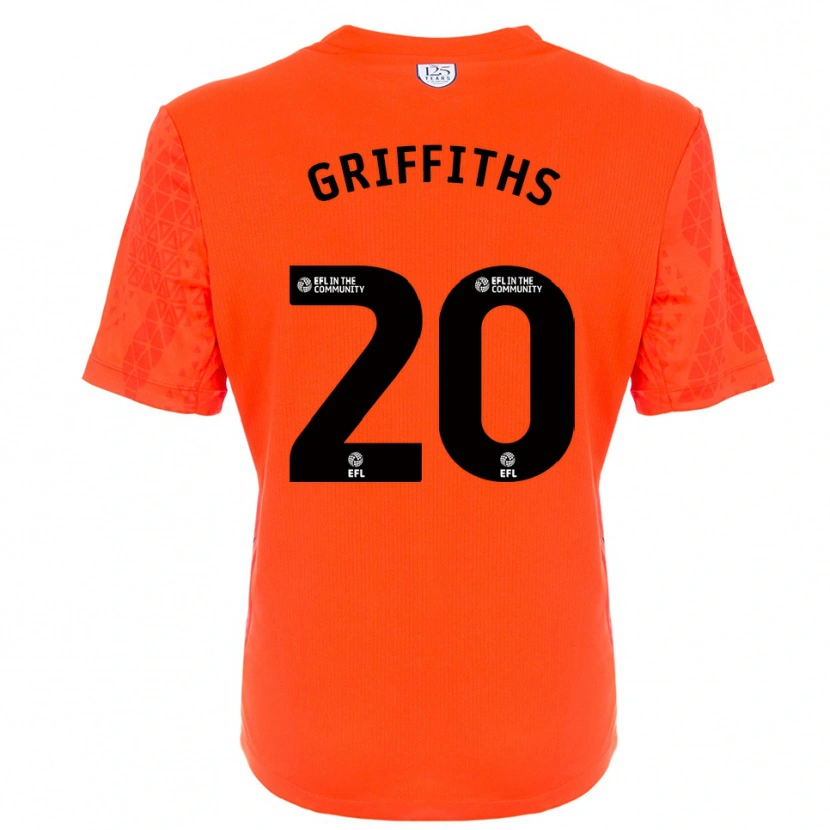 Danxen Herren Josh Griffiths #20 Trikot Orange Schwarz Torwarttrikot 2025/26