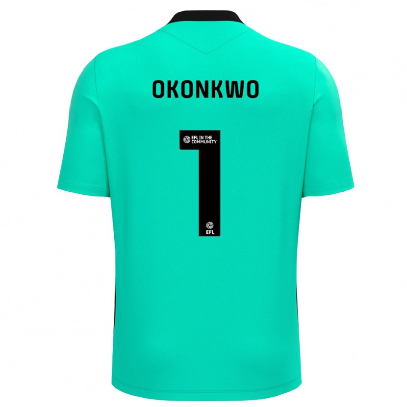 Danxen Herren Arthur Okonkwo #1 Trikot Mittel Türkis Torwarttrikot 2025/26