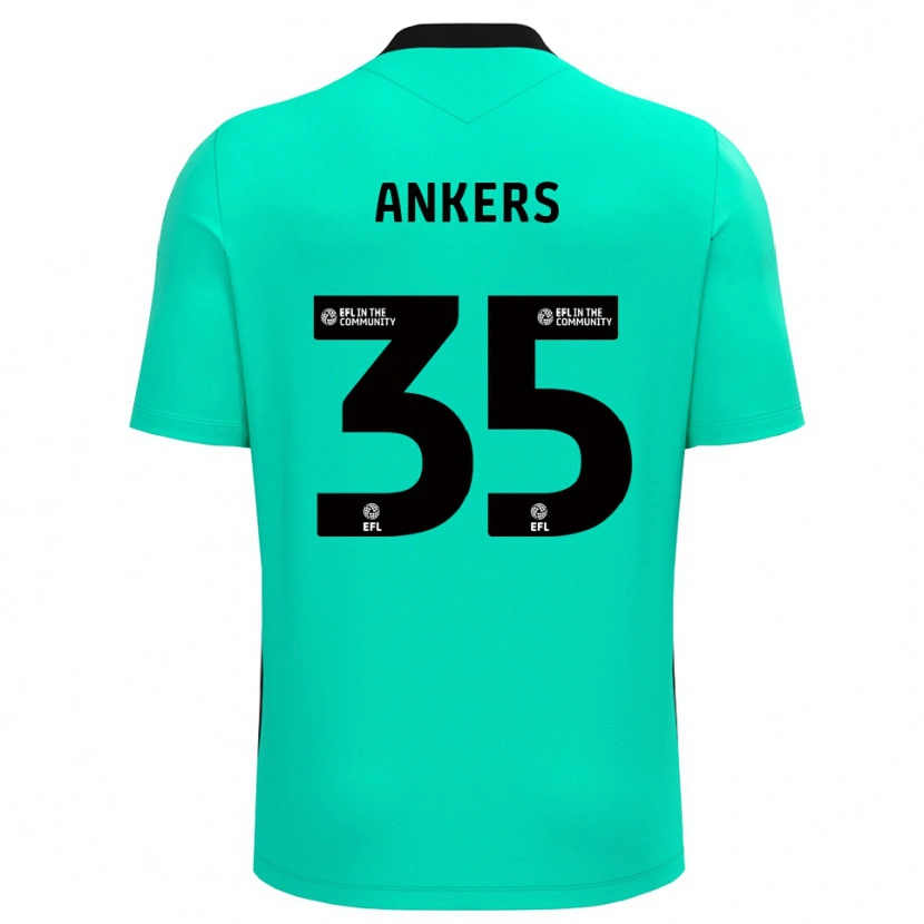 Danxen Herren Chloe Ankers #35 Trikot Mittel Türkis Torwarttrikot 2025/26