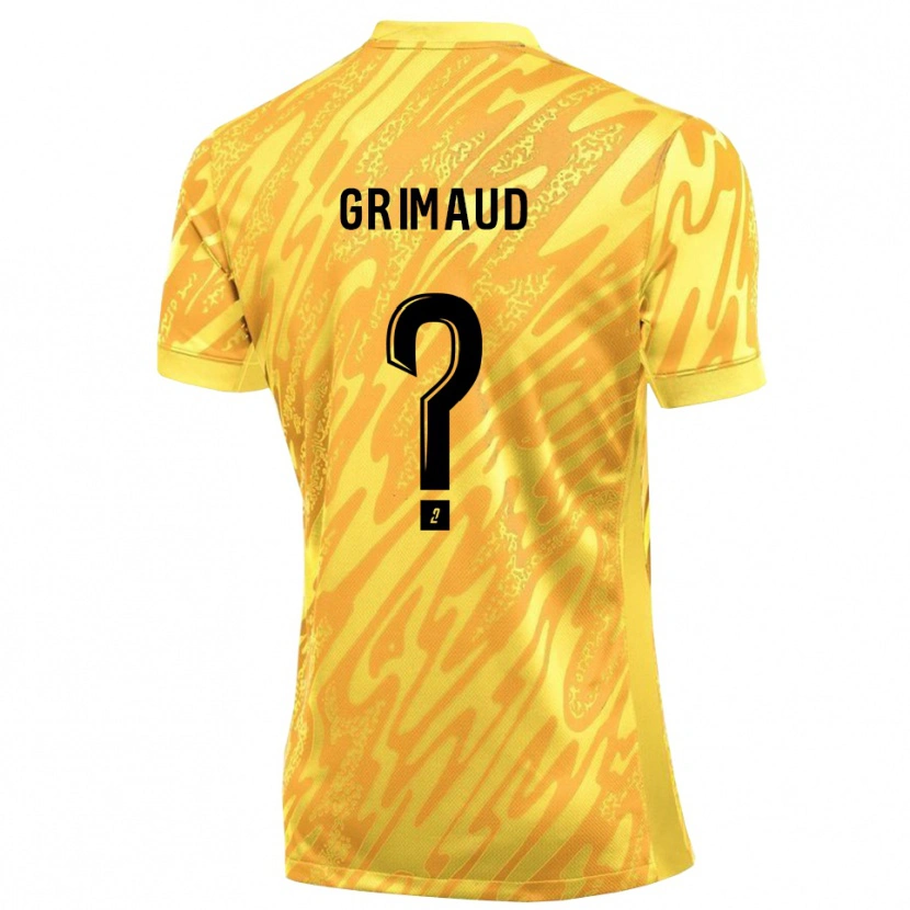 Danxen Herren Charles Grimaud #0 Trikot Orange Gelb Torwarttrikot 2025/26