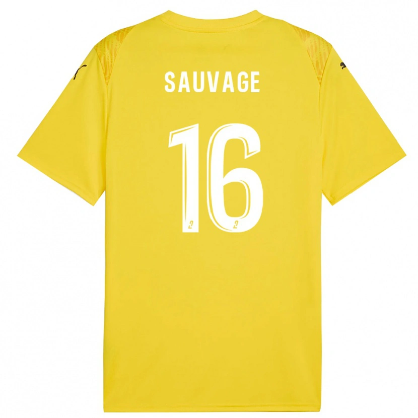 Danxen Herren Alexis Sauvage #16 Trikot Gelb Weiß Torwarttrikot 2025/26