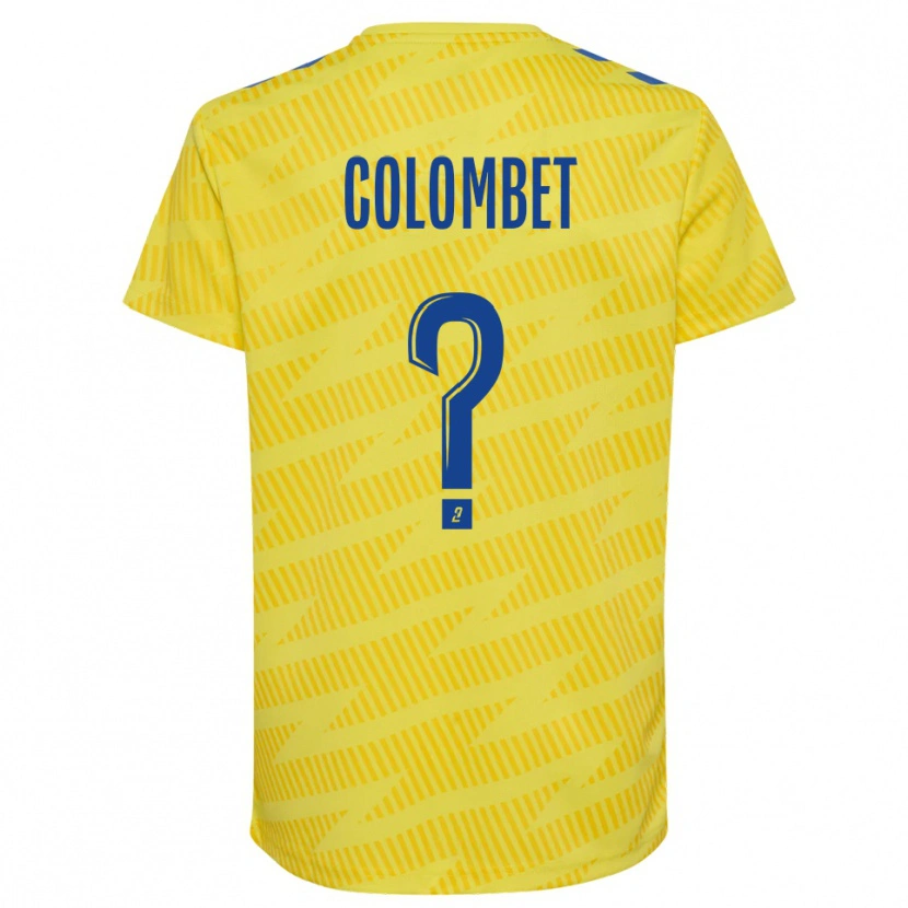 Danxen Herren Alexis Colombet #0 Trikot Gelb Blau Torwarttrikot 2025/26