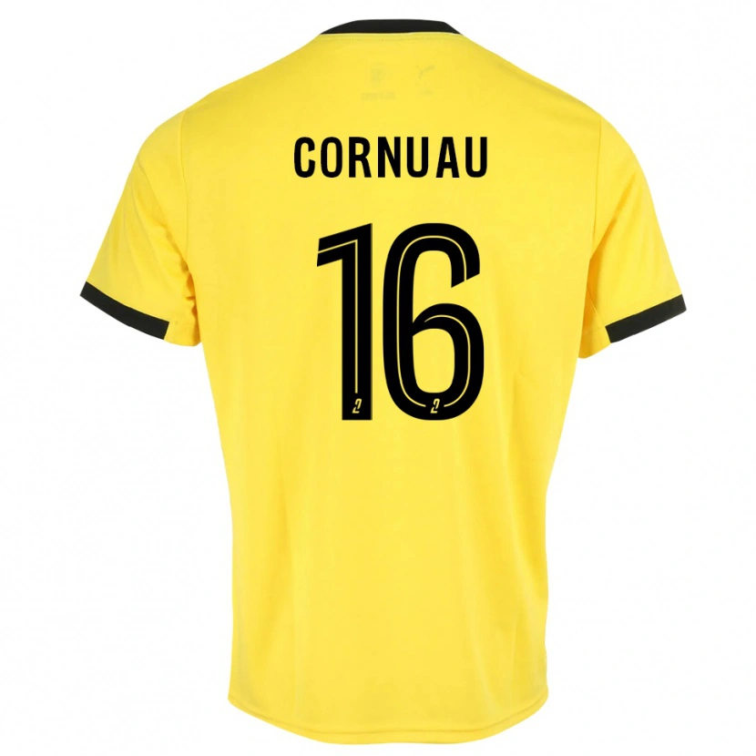 Danxen Herren Nino Cornuau #16 Trikot Gelb Schwarz Torwarttrikot 2025/26
