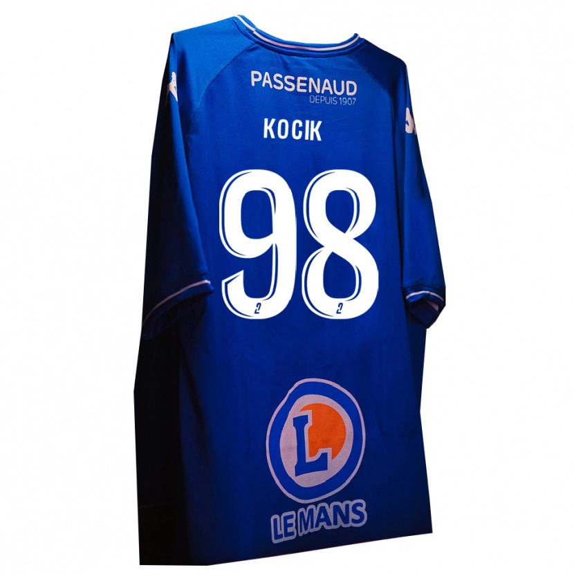Danxen Herren Nicolas Kocik #98 Trikot Königsblau Weiß Torwarttrikot 2025/26