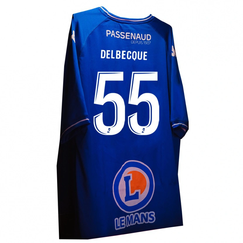 Danxen Herren Augustin Delbecque #55 Trikot Königsblau Weiß Torwarttrikot 2025/26