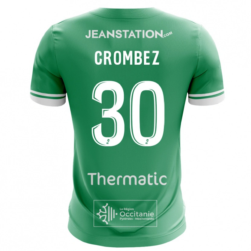 Danxen Herren Enzo Crombez #30 Trikot Grün Weiß Torwarttrikot 2025/26