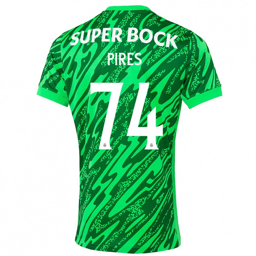 Danxen Herren Guilherme Pires #74 Trikot Grün Weiß Torwarttrikot 2025/26