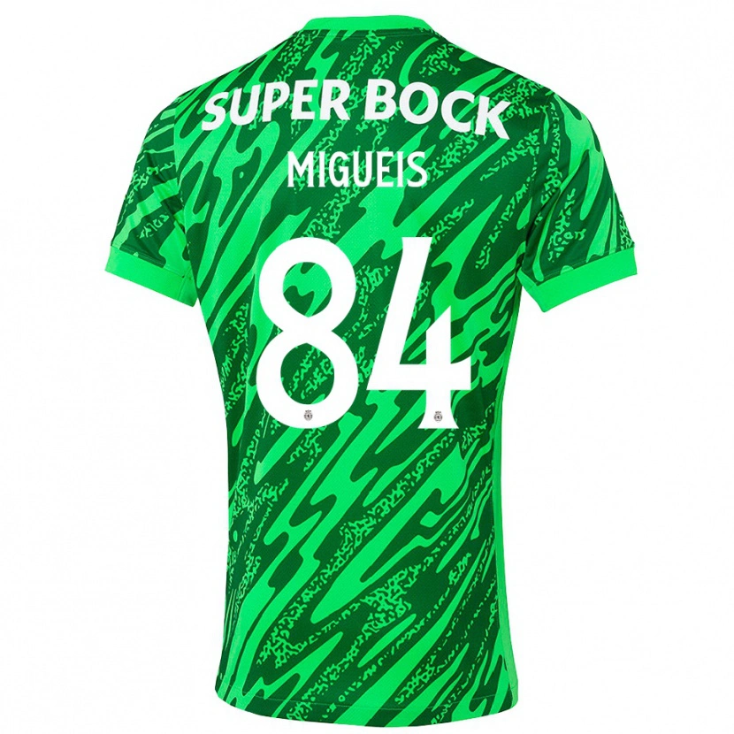 Danxen Herren Pedro Miguéis #84 Trikot Grün Weiß Torwarttrikot 2025/26