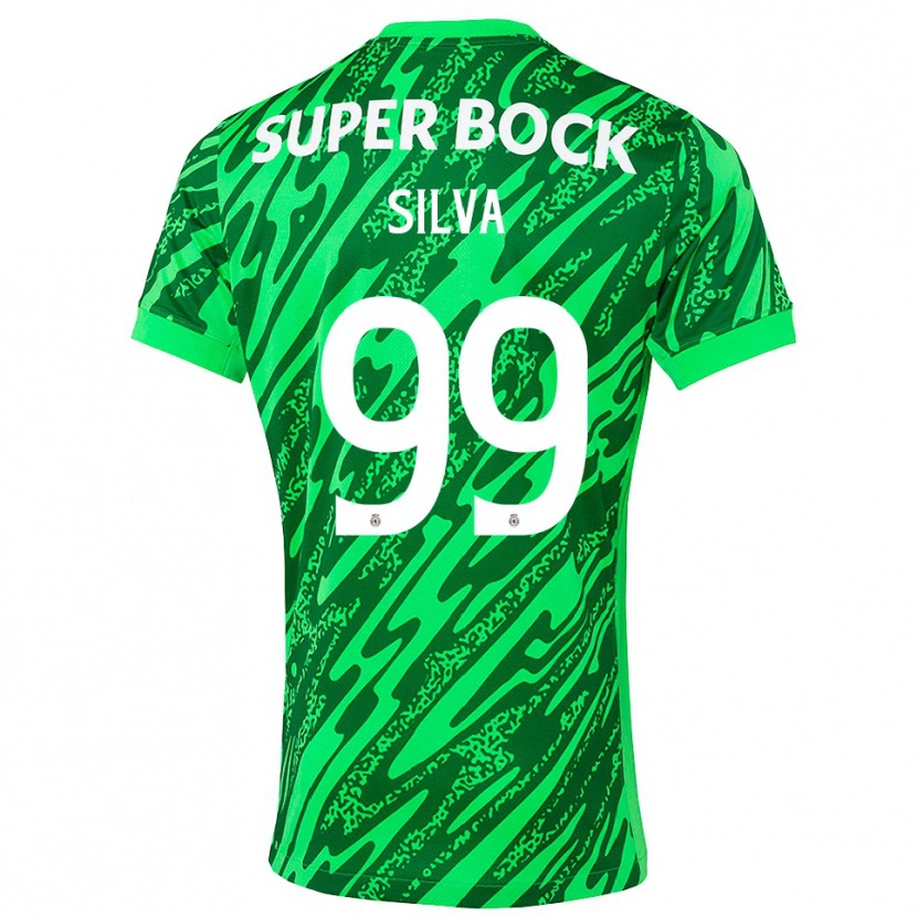 Danxen Herren Francisco Silva #99 Trikot Grün Weiß Torwarttrikot 2025/26
