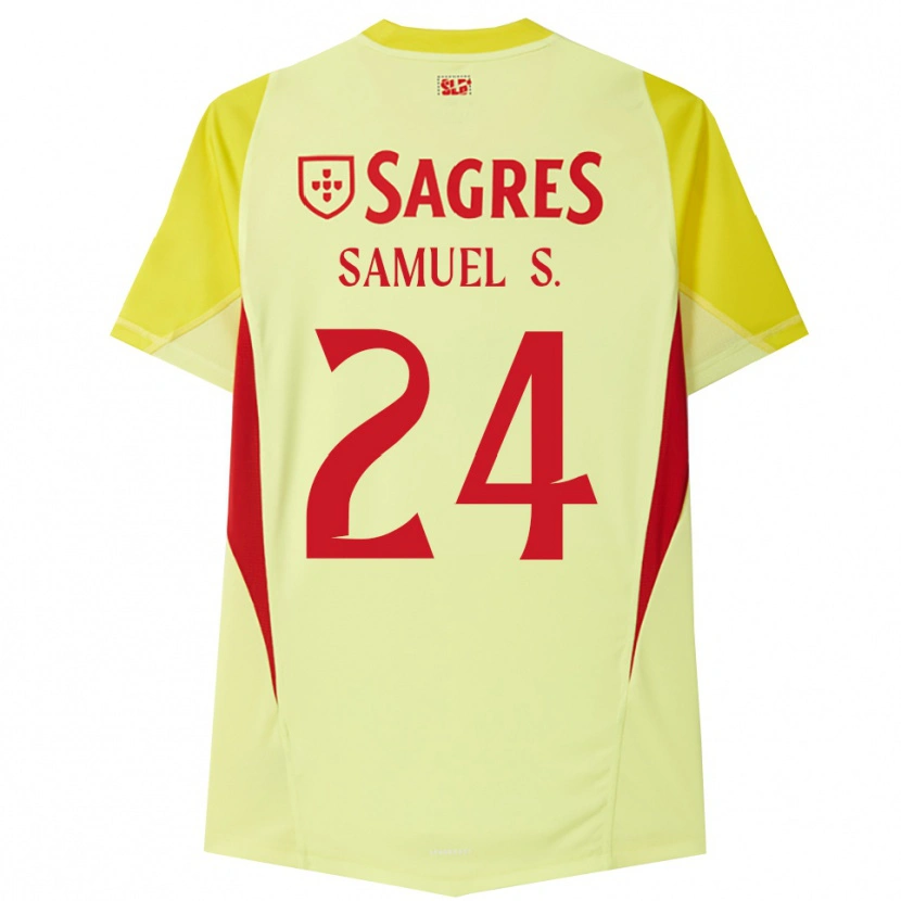 Danxen Herren Samuel Soares #24 Trikot Gelb Rot Torwarttrikot 2025/26