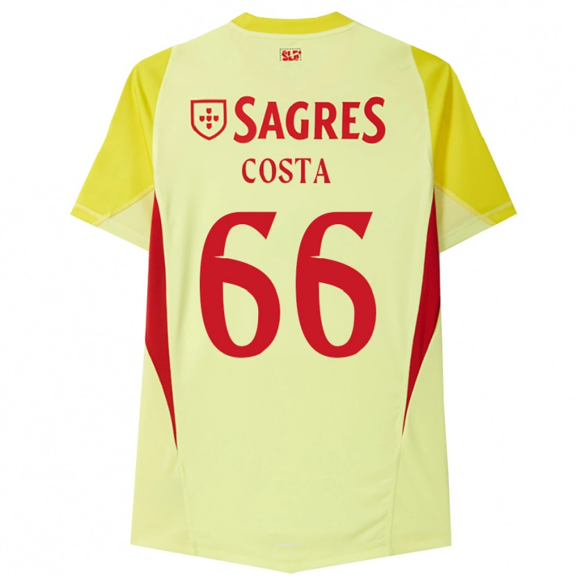 Danxen Herren Rute Costa #66 Trikot Gelb Rot Torwarttrikot 2025/26