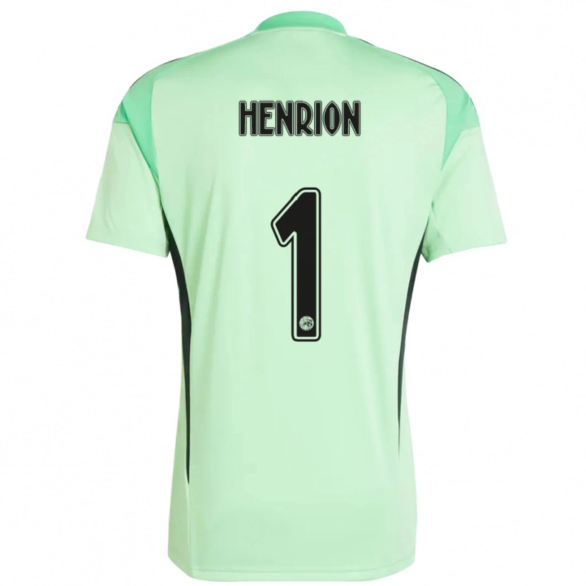 Danxen Herren Martin Henrion #1 Trikot Hellgrün Schwarz Torwarttrikot 2025/26