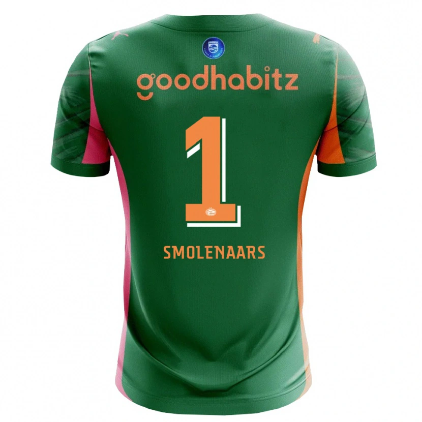 Danxen Herren Tijn Smolenaars #1 Trikot Grün Orange Torwarttrikot 2025/26