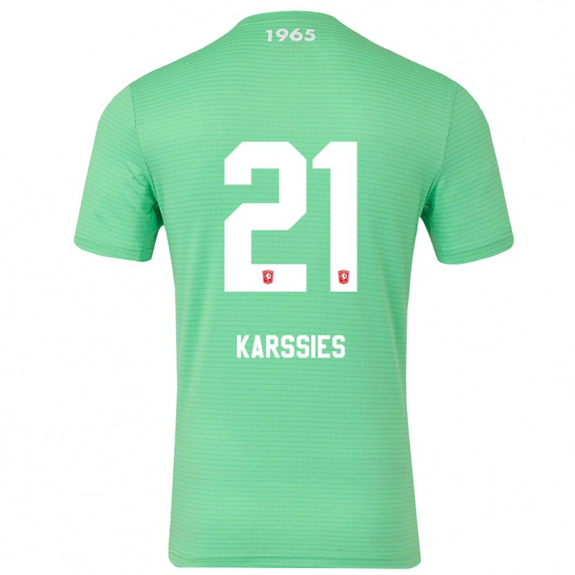 Danxen Herren Sam Karssies #21 Trikot Hellgrün Weiß Torwarttrikot 2025/26