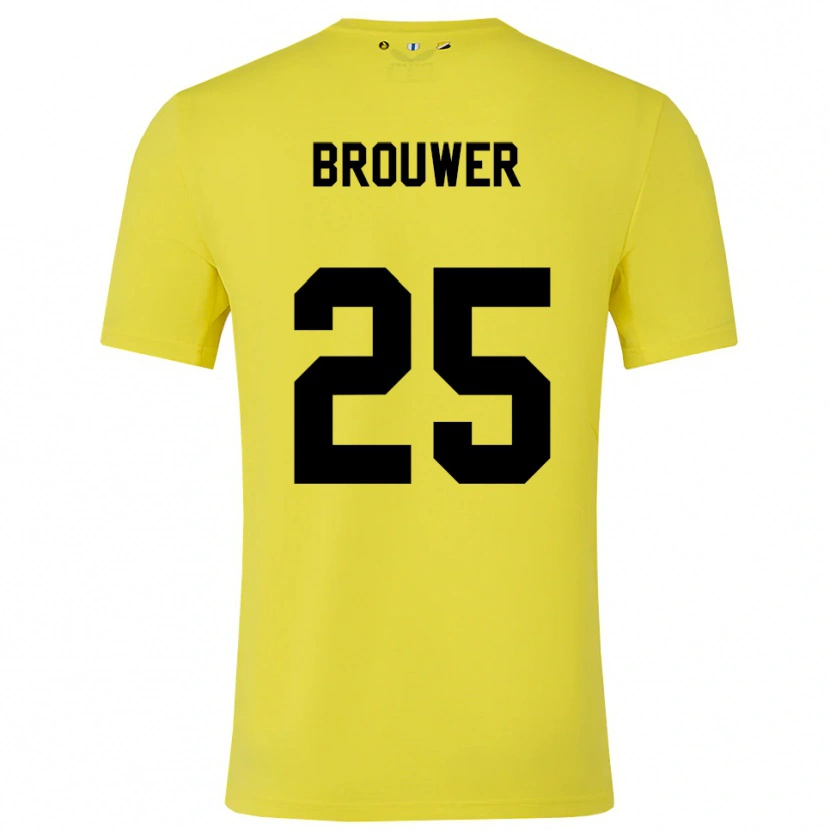 Danxen Herren Michael Brouwer #25 Trikot Gelb Schwarz Torwarttrikot 2025/26
