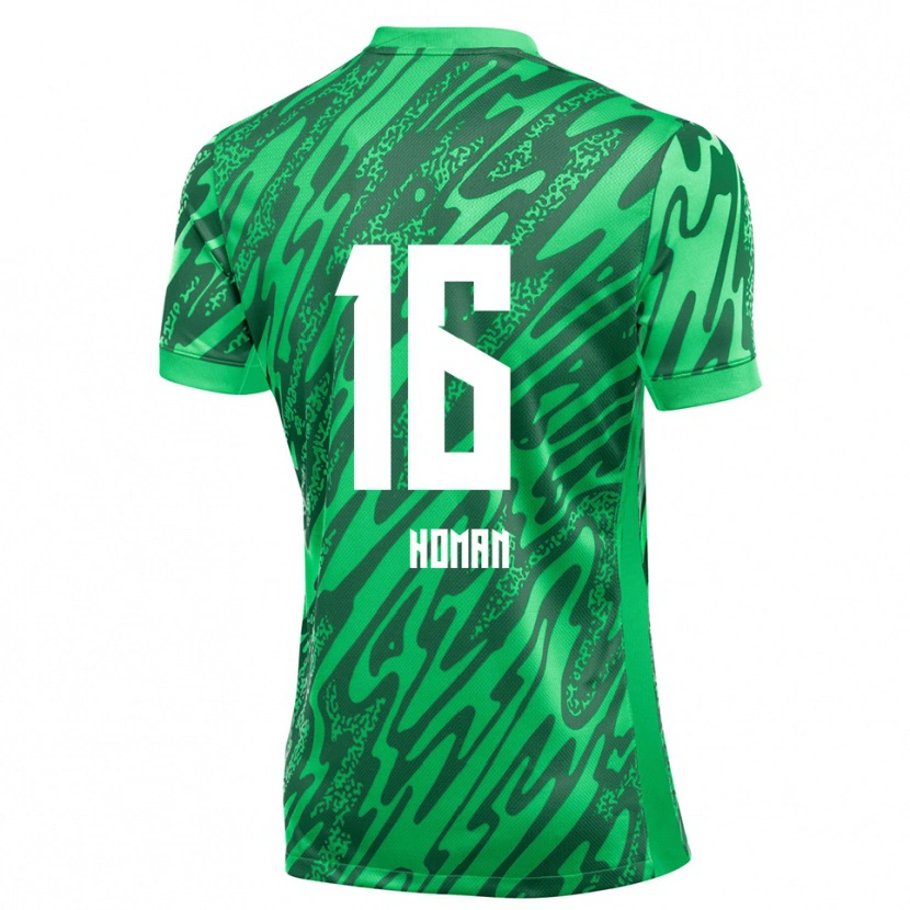 Danxen Herren Nick Homan #16 Trikot Grün Weiß Torwarttrikot 2025/26