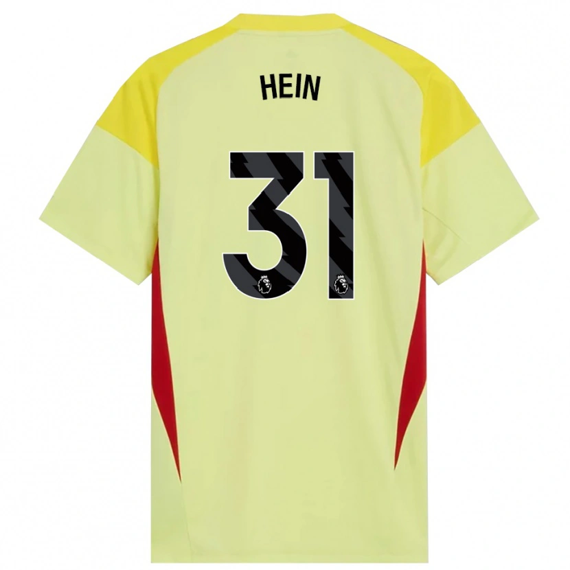Danxen Herren Karl Hein #31 Trikot Gelb Rot Schwarz Torwarttrikot 2025/26