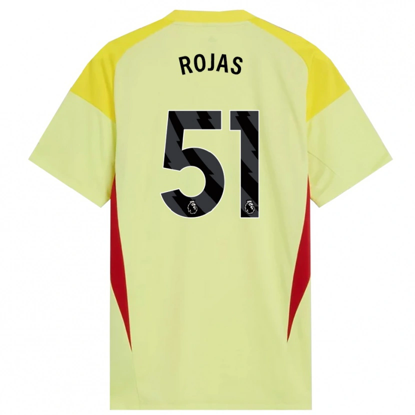 Danxen Herren Alexéi Rojas #51 Trikot Gelb Rot Schwarz Torwarttrikot 2025/26