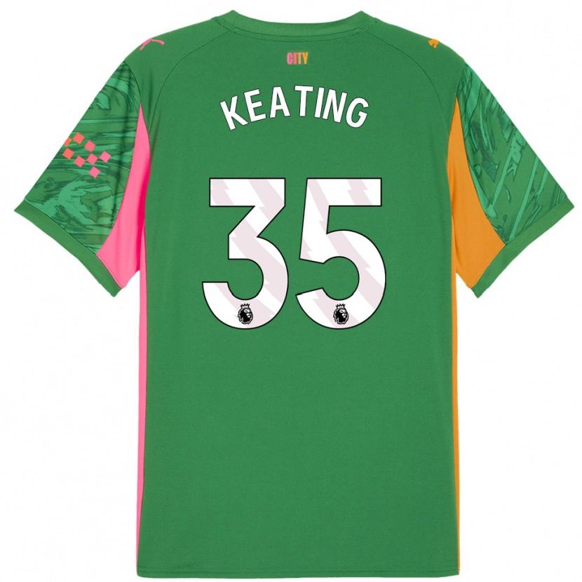 Danxen Herren Khiara Keating #35 Trikot Grün Orange Torwarttrikot 2025/26